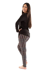 Majestic Plaid - Cozy Lined Leggings