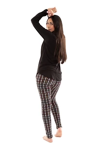 Majestic Plaid - Cozy Lined Leggings