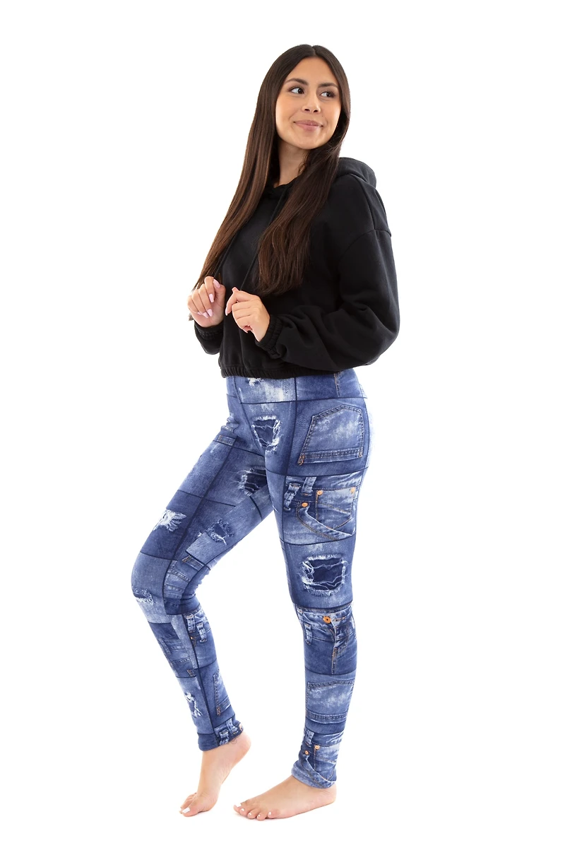 Trendy Denim - Cozy Lined Leggings
