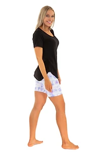 Couleurs bleu et rose - shorts