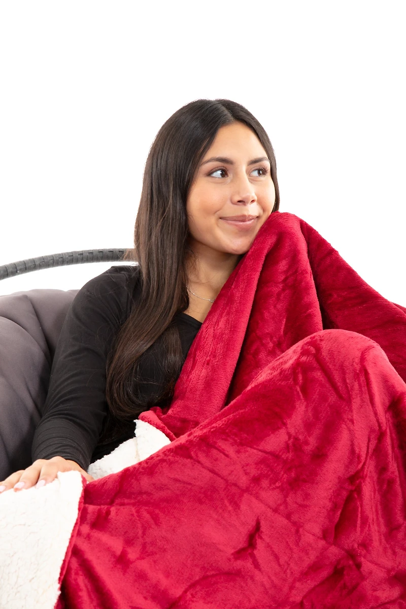 Red - Sherpa Blanket