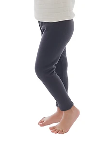 Charcoal Kid's - Cozy Lined Leggings