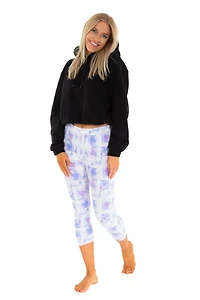 Couleurs bleu et rose - Capris