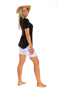 Couleurs bleu et rose - shorts