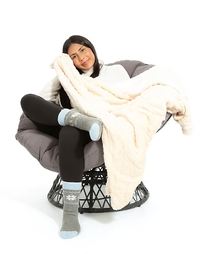 Beige - Sherpa Blanket
