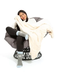 Beige - Sherpa Blanket