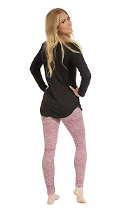 Tropical Lines - Cozy Lined Leggings