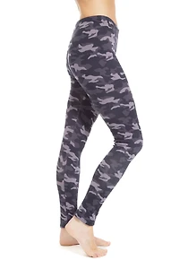 Purple Camouflage - Cozy Lined Leggings