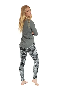 Retro Lines - Cozy Lined Leggings