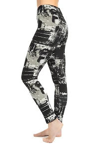 Black & Gray Design - Cozy Lined Leggings