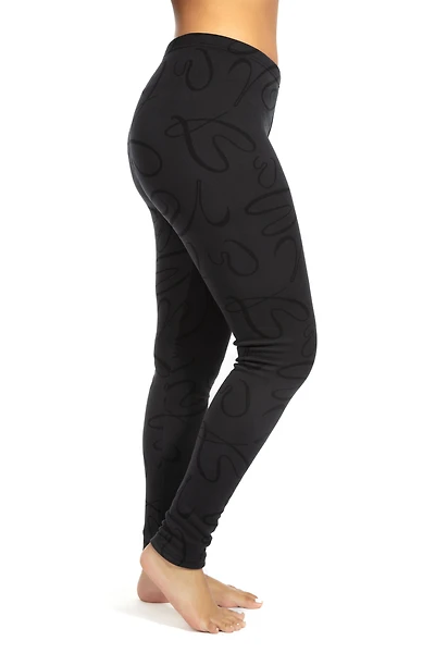 Lovely Charcoal - Leggings doublés confortables