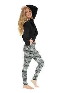 Royal Damask - Leggings doublés confortables
