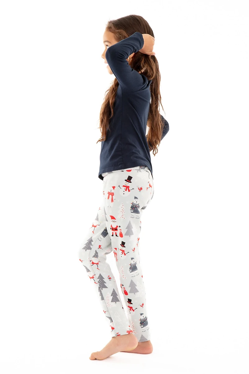 Winter Wonderland Kid's - Cozy Lined Leggings
