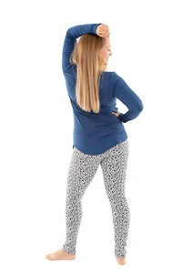 Blue Tiger - Cozy Lined Leggings