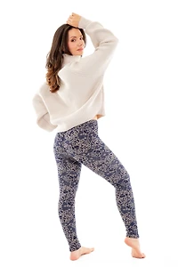 Fancy Roses - Cozy Lined Leggings