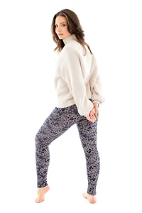 Fancy Roses - Cozy Lined Leggings