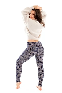 Fancy Roses - Cozy Lined Leggings