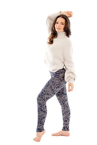 Fancy Roses - Cozy Lined Leggings