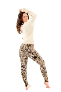 Wild Leopard - Cozy Lined Leggings