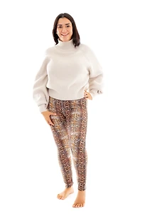 Shiny Snake - Cozy Lined Leggings