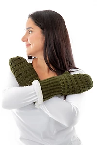 Pink - Cozy Lined Mittens