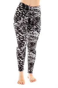 B&W Art - Cozy Lined Leggings