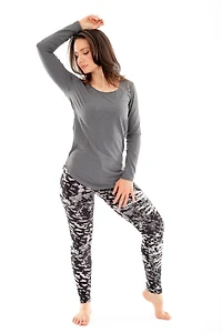 B&W Art - Cozy Lined Leggings