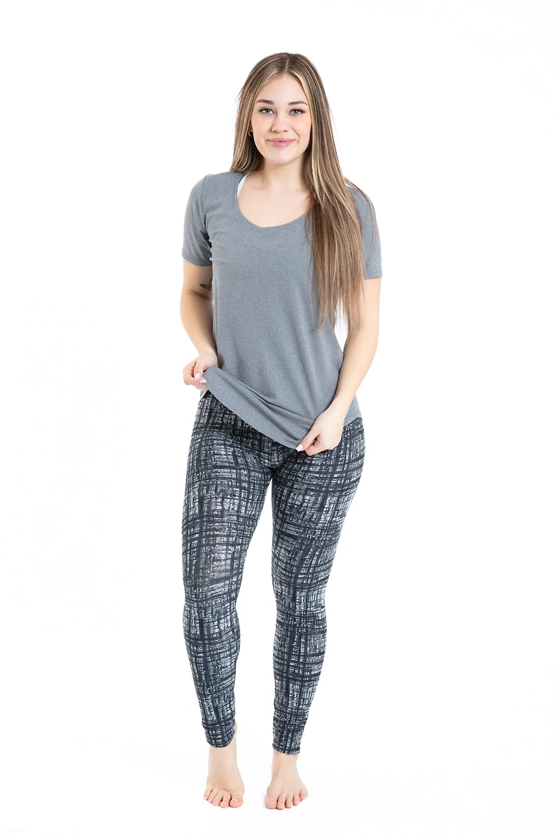 B&W Abstract - All Season Leggings