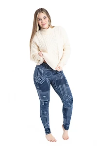 Patterns Blue - Cozy Lined
