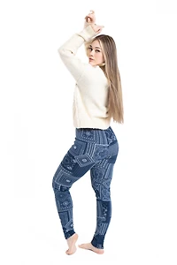 Patterns Blue - Cozy Lined