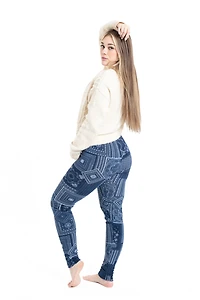 Patterns Blue - Cozy Lined