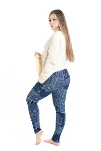 Patterns Blue - Cozy Lined