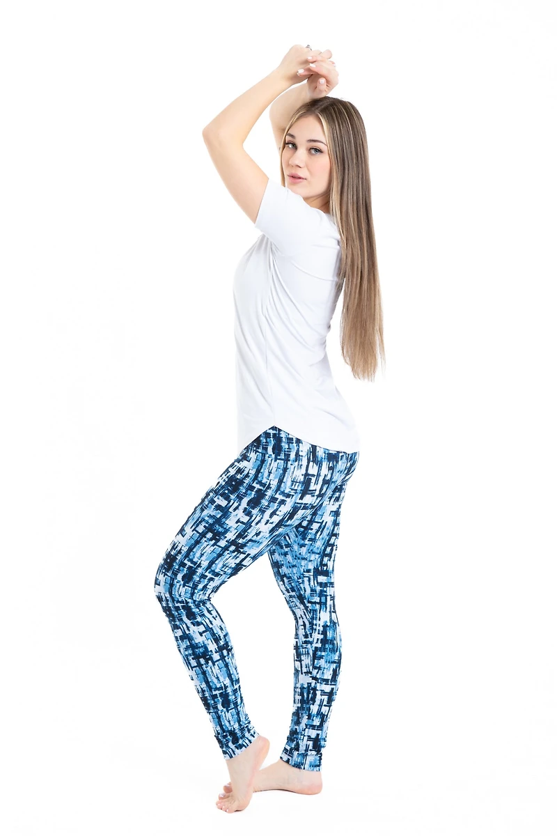 Blue Strokes - All Season Leggings