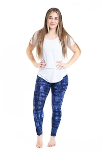 Navy Abstract - All Season Leggings