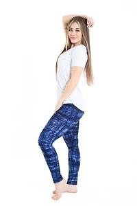 Navy Abstract - All Season Leggings