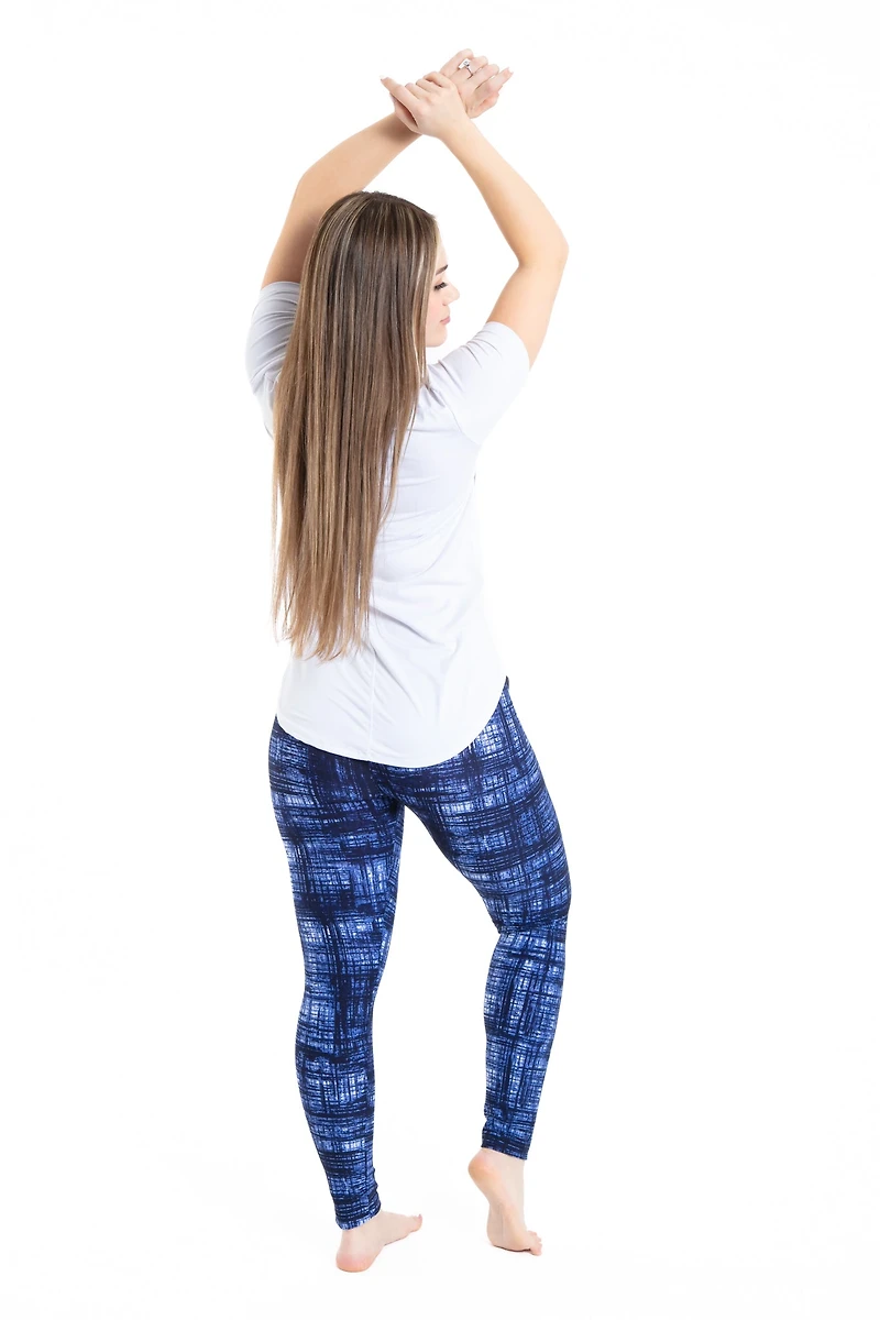 Navy Abstract - All Season Leggings