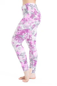 Grey & Pink Dye - All Season Leggings