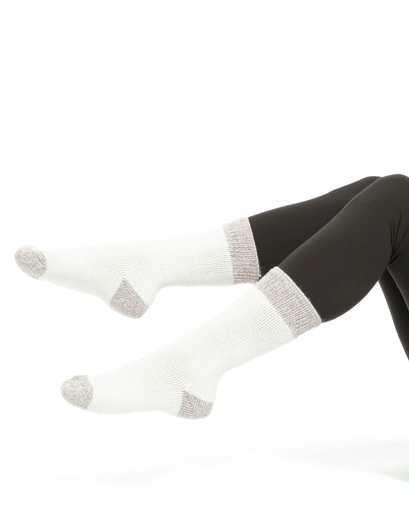 Walnut & Beige - Thermal Socks