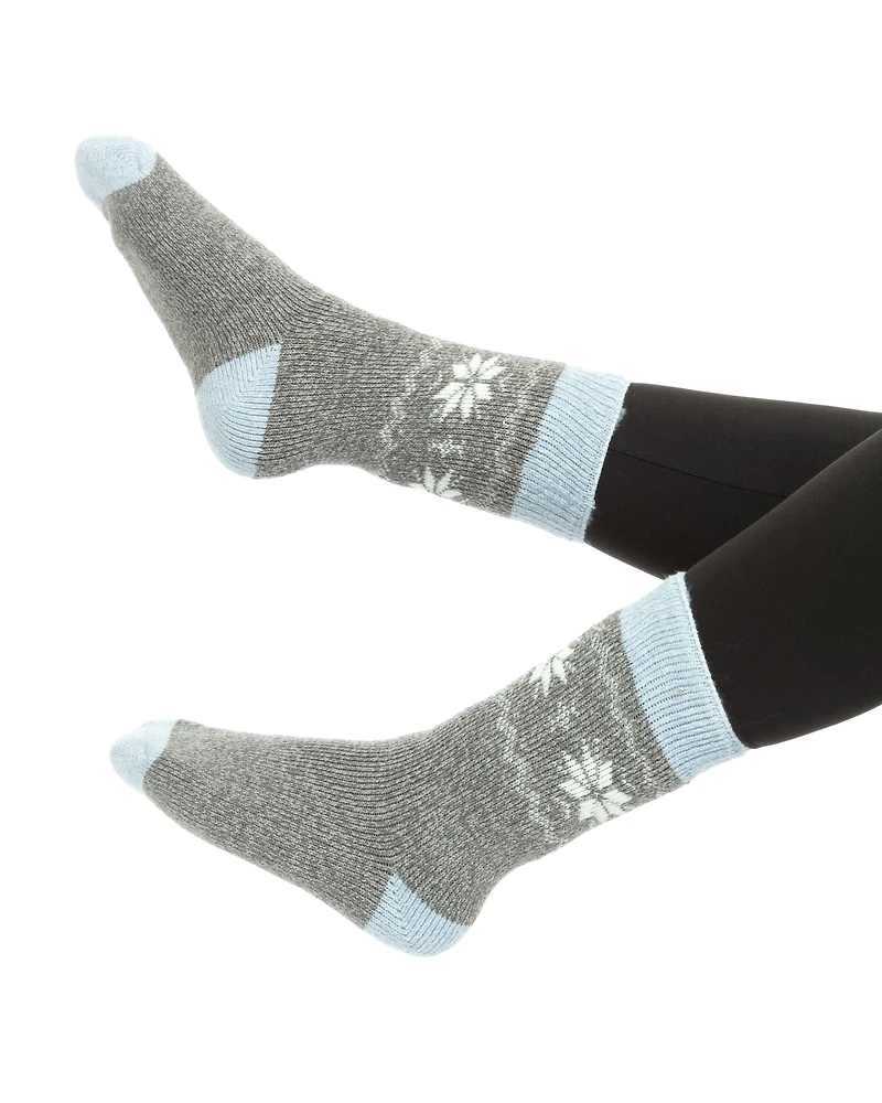 Gris & Bleu - Chaussettes Thermiques