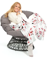 Cuddly Snowman - Sherpa Blanket