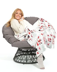 Bonhomme de neige câlin - Couverture Sherpa