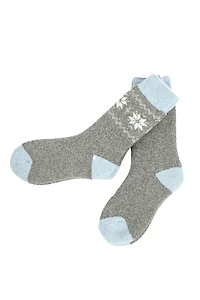 Grey & Blue - Thermal Socks