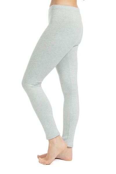 Blurred Grey - Cozy Lined Leggings