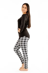Plaid Fantasy - Cozy Lined Leggings