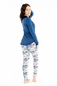 Vibrant Strokes - Cozy Lined Leggings