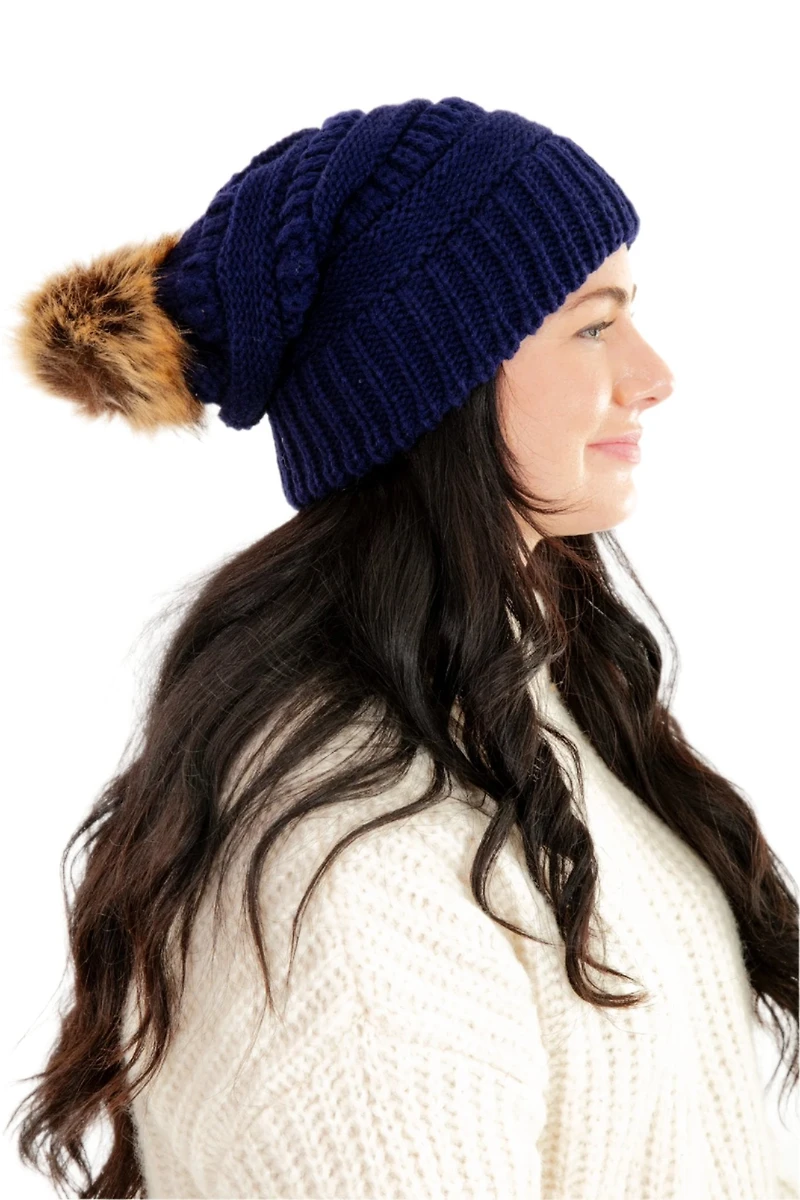 Black - Cozy Slouchy Beanie