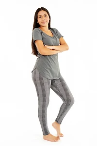 Houndstooth Plaid - All Season Leggings