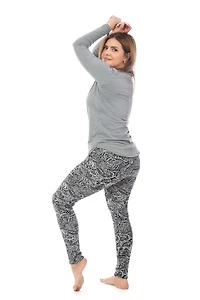 B&W Garden - Leggings doublés confortables