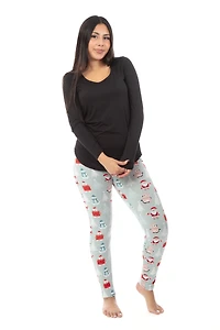 Happy Village - Cozy Lined Leggings