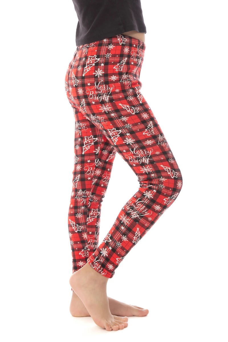 Christmas Plaid Kid's - Cozy Lined